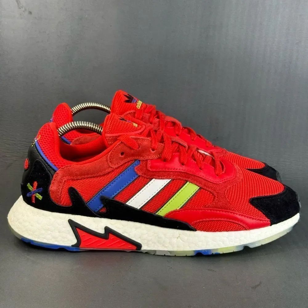 adidas Tresc Run Asterisk Collective Red athletic sneaker shoes men's size 10